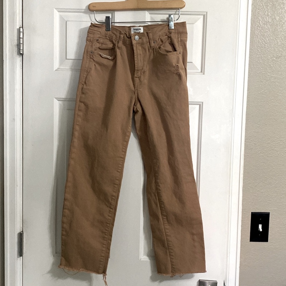 Kensie Vintage Luxe The Slim Distressed High-Rise Jeans 6/28